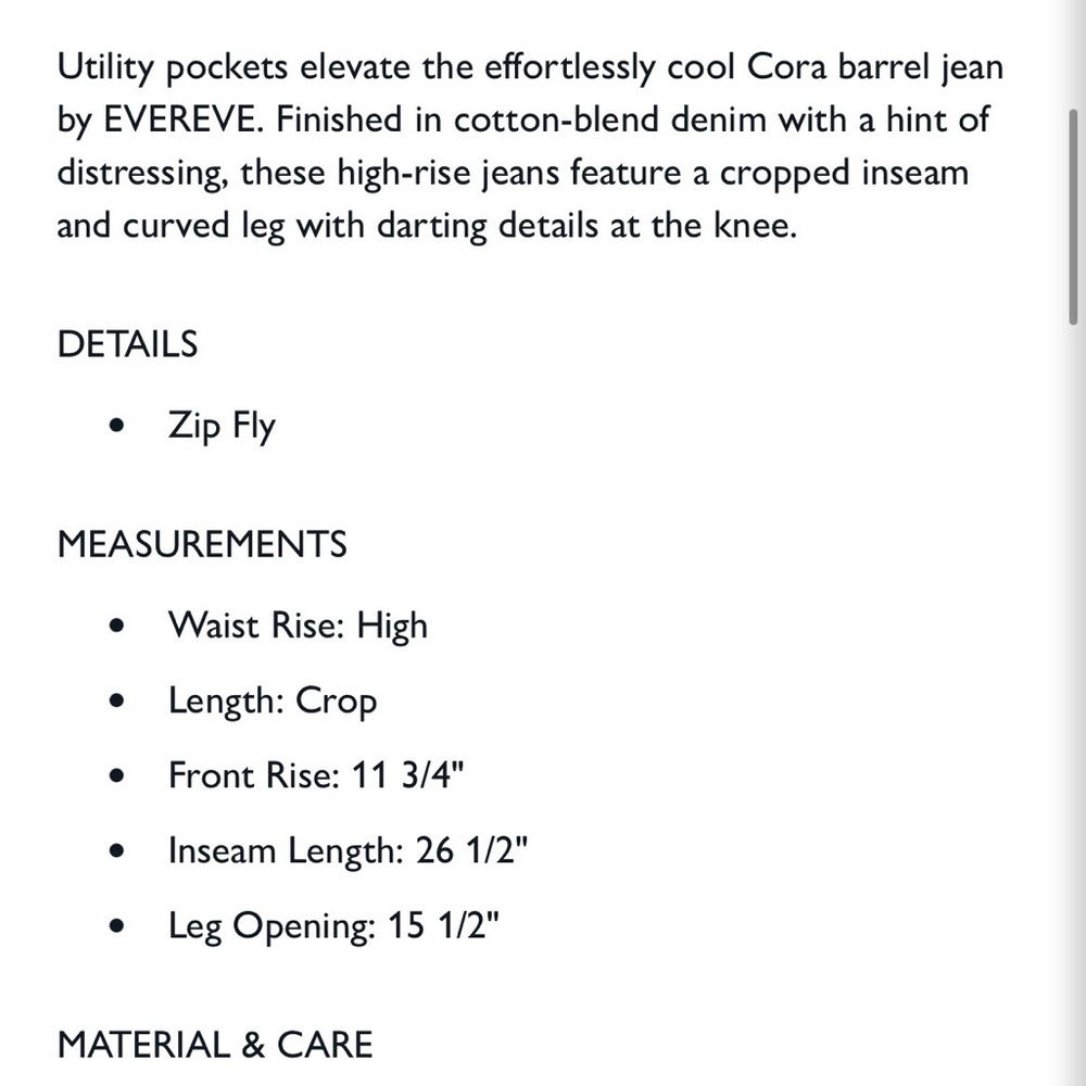 Evereve Cora barrel jeans - Picture 9 of 9